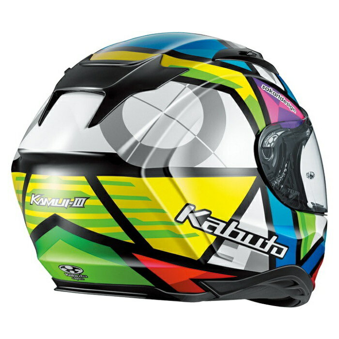 ＼23日迄ポイント10倍／OGK Kabuto オージーケーカブト ヘルメット KAMUI3 MAGIC フルフェイス グラフィック サイズ XS S M L XL カムイ3 マジック バイク スタイリッシュ コンパクト ヘルメット バイク オートバイ 用品 メンズ レディース 男性 女性 かっこいい おしゃれ