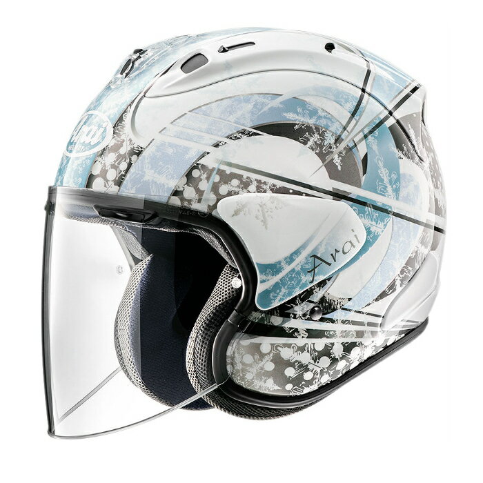 Arai ヘルメット VZ-RAM SNOW DOME スノードーム BLUE ジェットヘルメット