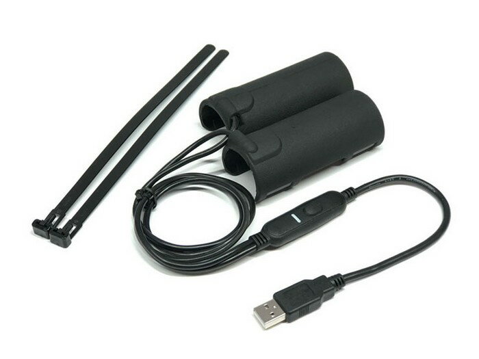 【当店ポイント7倍 ※要エントリー】ENDURANCE エンデュランス クリップグリップヒーター USB接続 5V2A/コントローラー付き