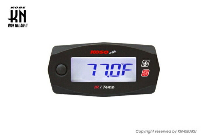 KOSO Mini4 表面温度計 電圧計 タイヤ表面温度/シリンダーヘッドなど汎用 電圧計 非接触赤外線センサー式