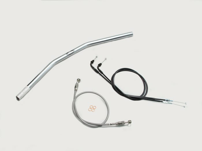 HURRICANE GB250クラブマン フラット1型 ハンドルセット