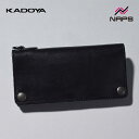KADOYA カドヤ 8943 サドルレザー ロングウォレット ブラック