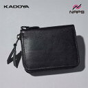 KADOYA カドヤ 8944 サドルレザー ZIP ウォレット ブラック