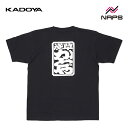 KADOYA カドヤ 7810 江戸文字Tシャツ ブラック