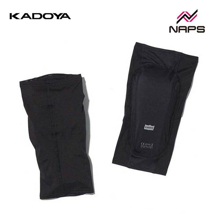 KADOYA カドヤ 7103 RIDEN KNEE GUARD ニープロテクター ブラック(2.0)