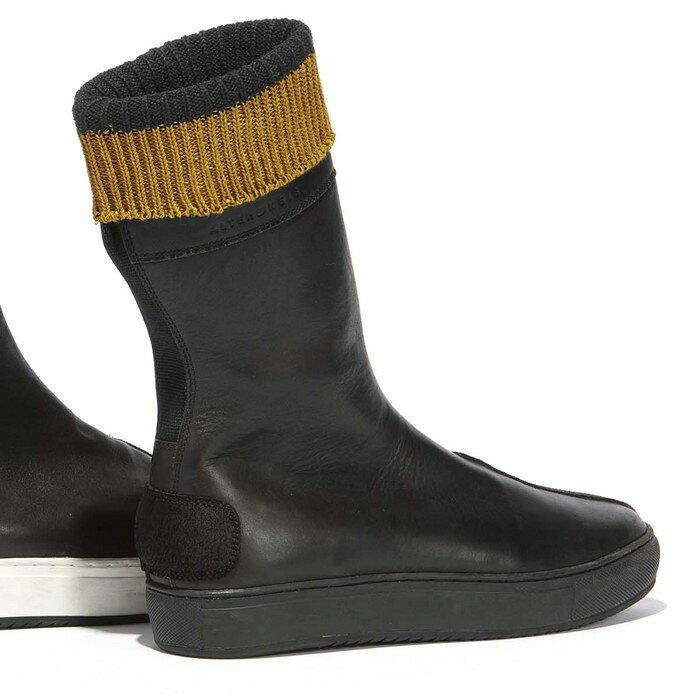 KADOYA カドヤ 8031 BOOTS SOCKS ソックス チャコールグレー/イエロー ALTER KEIS ...