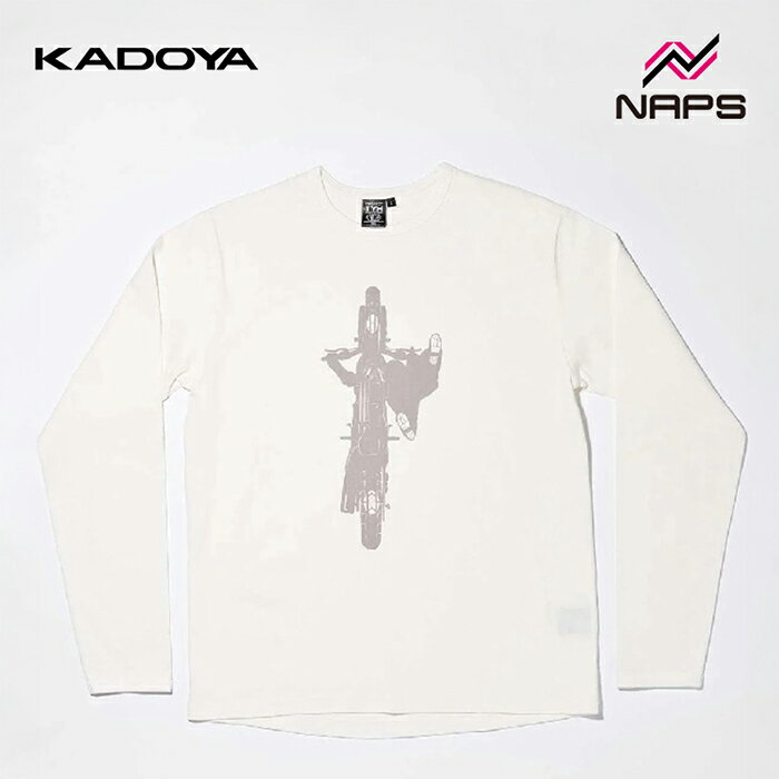 KADOYA カドヤ 7882 GRIP THE GROUND ロングTシャツ ホワイト ALTER KEIS アルタケイス