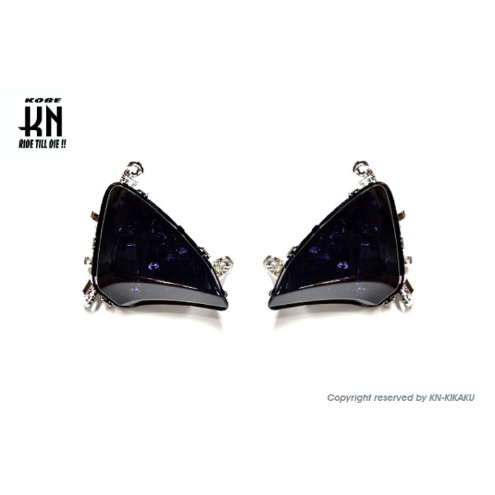 KN企画 フロントウインカーアッセン左右セット【シグナス/gRYPHUS/6型】ブラック