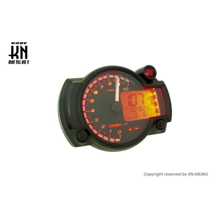 KOSO RX2N�ץ饹 LCD�ޥ���᡼���� �Хå��饤��8�� ��0-10000rpm��