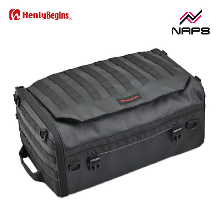 HenlyBegins ヘンリービギンズ DH-771 2WAYシートバッグ2 ターポリン 容量 30L バイク用 リアバッグ ツ..