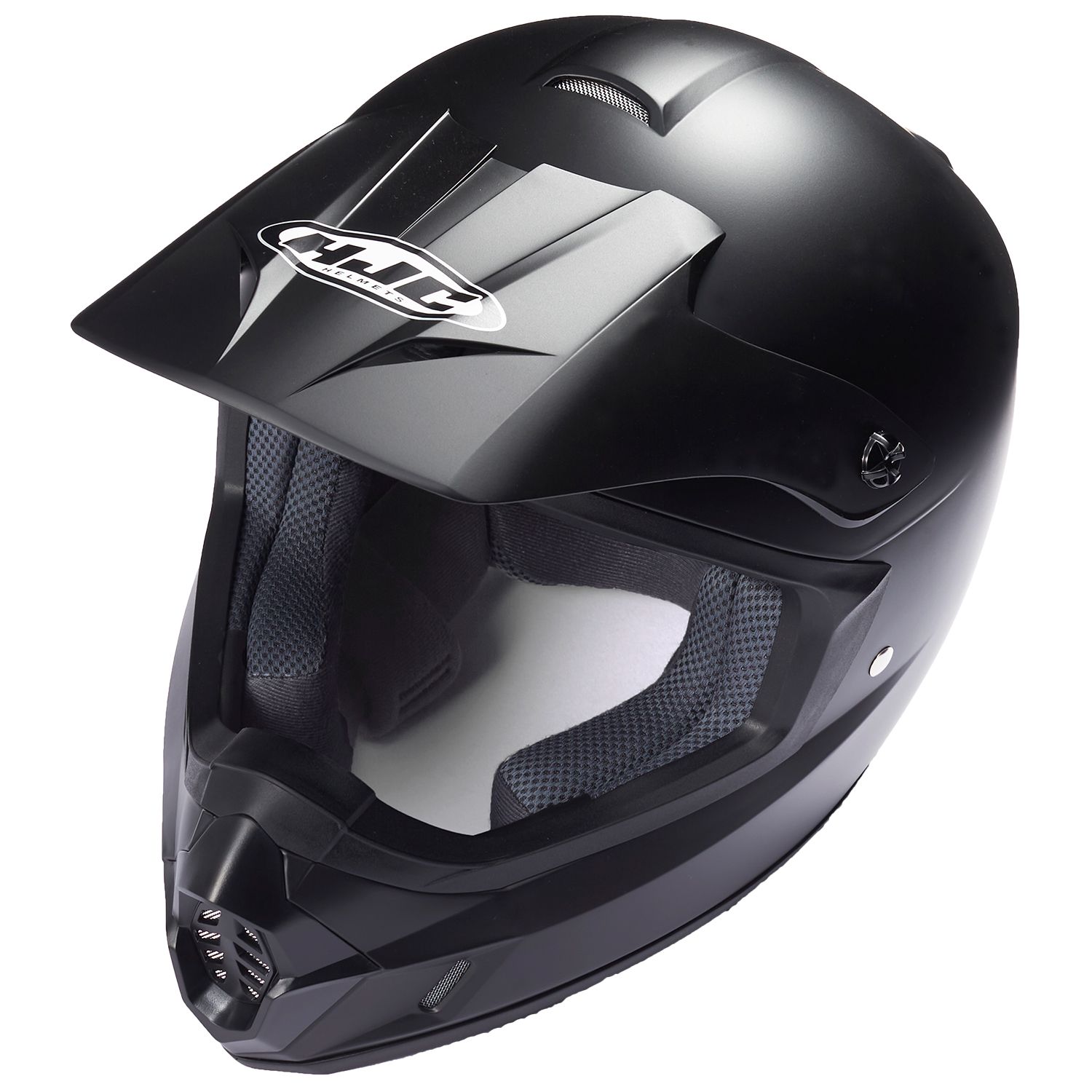 HJC HJH102 CS-MXII ソリッド セミフラットブラック オフロードヘルメット エイチジェーシー S M L XL SEMI FLAT BLACK ヘルメット バイク オートバイ 用品 メンズ レディース 男性 女性 かっこいい おしゃれ メーカー ブランド 人気 おすすめ