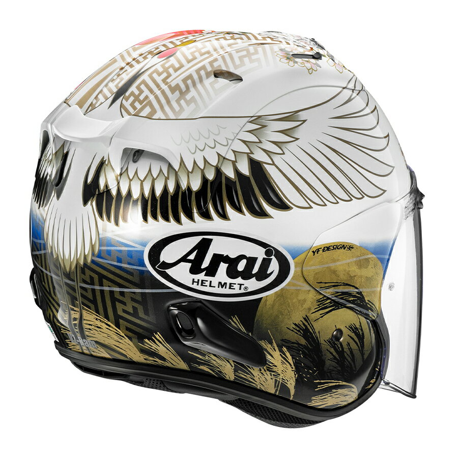 Arai アライ ヘルメット VZ-RAM TSUBASA ジェットヘルメット ツバサ サイズ XS S M L XL ブイゼットラム VZラム バイク スポーティ スタイリッシュ かっこいい 高性能 MFJ公認 SNELL スネル A.C.E.認定ショップ バイク オートバイ 用品【2026年2月下旬頃発売予定】 3