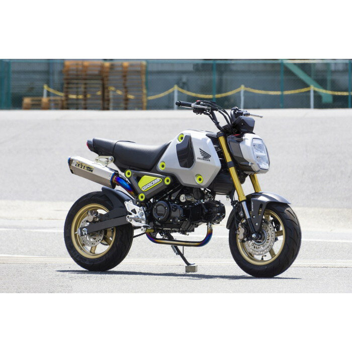 OVER Racing オーバーレーシング TT-Formula RS フルチタン アップTYPE レーシング フルエキゾーストマフラー GROM 21- オーヴァーレーシング