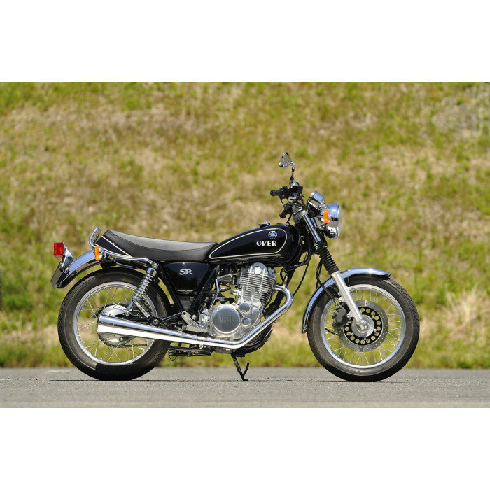＼カスタムパーツがお得！10%OFF／ OVER Racing オーバーレーシング SSメガホンマフラー フルエキゾーストマフラー SR400(FI) オーヴァーレーシング