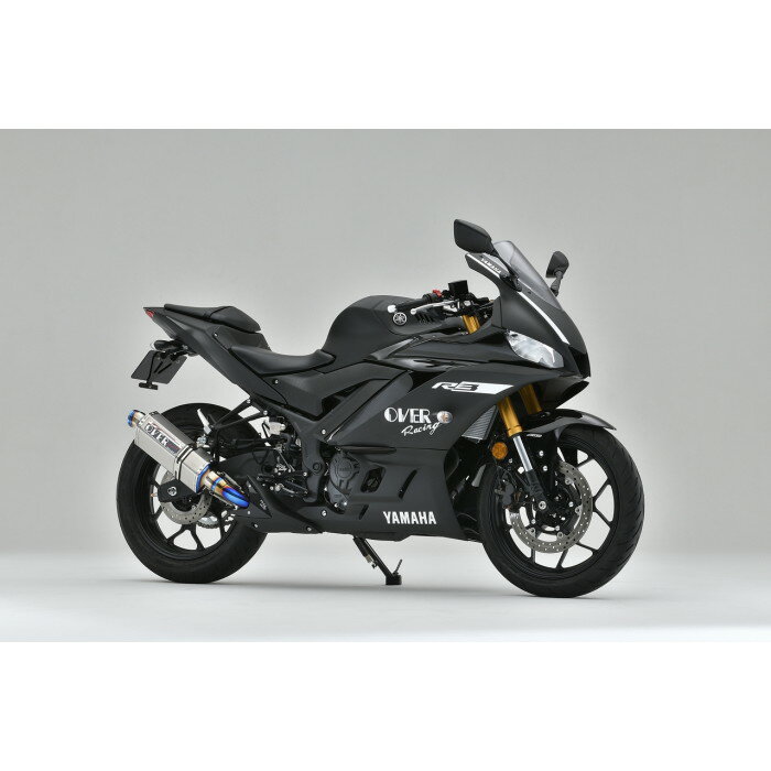 OVER Racing オーバーレーシング TT-Formula スリップオンマフラー (フルチタン) YZF-R3(19-) オーヴァーレーシング