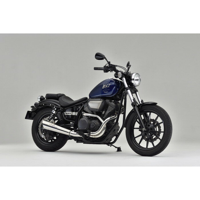 OVER Racing オーバーレーシング チタンメガホン 2-1 フルエキゾーストマフラー BOLT(-16)/BOLT(17-20)..