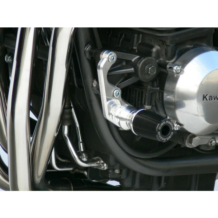 OVER Racing オーバーレーシング エンジンスライダー ブラック Zephyr1100 オーヴァーレーシング