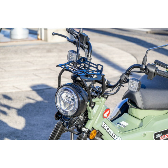 OVER Racing オーバーレーシング フロントキャリア ブラック CT125 23- オーヴァーレーシング