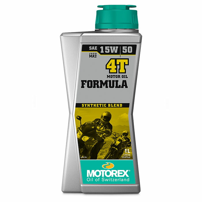 ＼10％OFFクーポン対象 10/31まで／ MOTOREX モトレックス 4サイクルエンジンオイル FORMULA 4T 【15W5..