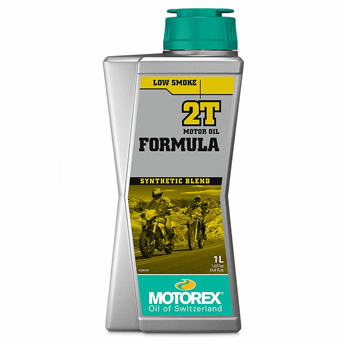 ＼クーポン対象 10/31まで／ MOTOREX モトレックス 2サイクルエンジンオイル FORMULA 2T 容量 1L (97815)