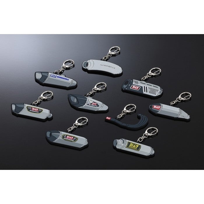 YOSHIMURA ヨシムラ サイレンサー型ラバーキーホルダー