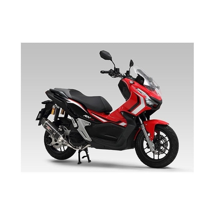 YOSHIMURA ヨシムラ 機械曲 R-77S サイクロン カーボンエンド EXPORT SPEC 政府認証 フルエキゾーストマフラー ADV150 19-20