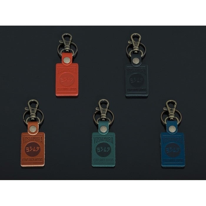YOSHIMURA ヨシムラ レザーキーホルダー (COMPETITION MOTORS)