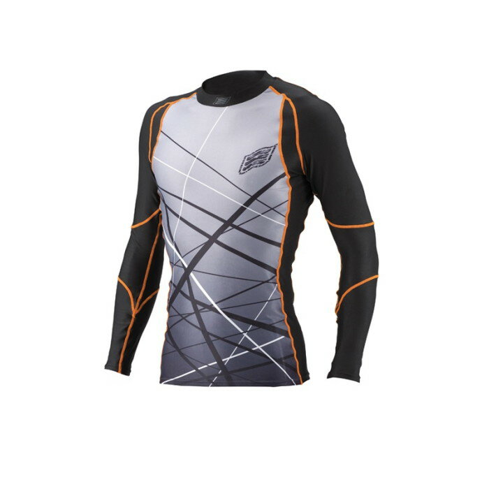 HYOD ヒョウドウ HRU001SP BOOST UNDER SHIRTS [SPLASH] アンダーシャツ ブラック/オレンジ