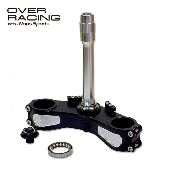 OVER Racing × Naps Sports ロワーステム マットブラック/エッジング加工 Z900RS ’18-’25