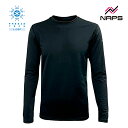 FREEZE TECH フリーズテック 氷撃α クルーネックインナー 長袖 ブラック サイズ S M L XL 2XL 3XL WOMEN メンズ レディース ...