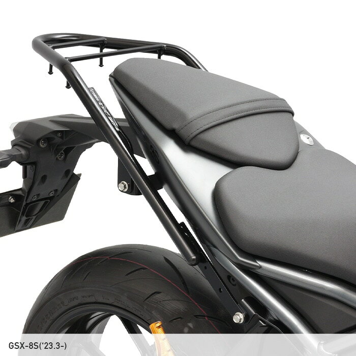 ENDURANCE エンデュランス リアキャリア ブラック GSX-8S('23.3〜) GSX-8R('24.1〜)...