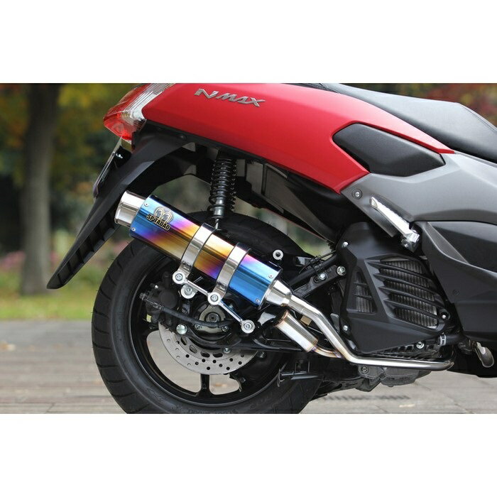 SP忠男 スペシャルパーツタダオ POWERBOX FULL フルエキゾーストマフラー ”S” TitanBlue NMAX125