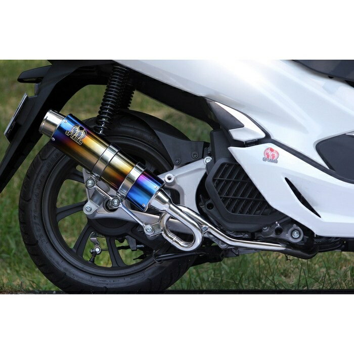 乐天商城 - SP忠男 スペシャルパーツタダオ PURESPORT フルエキゾーストマフラー ”S” TitanBlue PCX150 18-