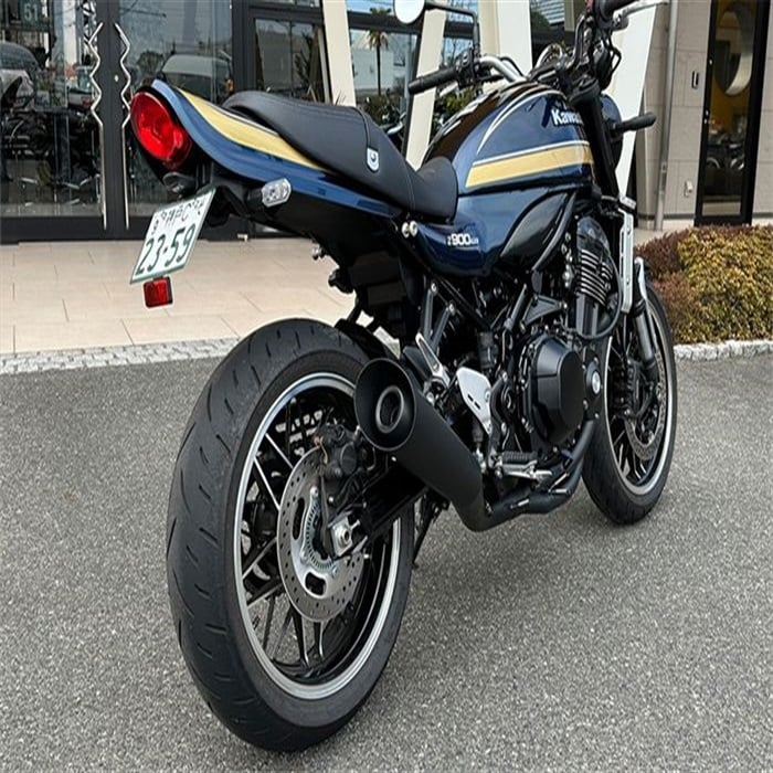 Rakuten - ARCHI アーキ スラッシュメガホンマフラー 黒 JMCA認証：車検対応仕様　Z900RS/CAFE 23-25