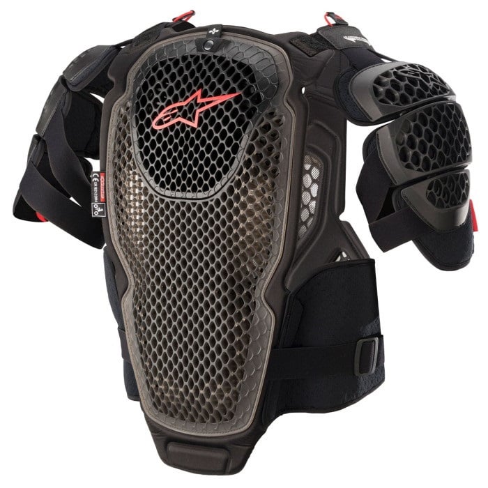 alpinestars アルパインスターズ A-6 チェストプロテクター ブラック/アントラシート/レッド 2