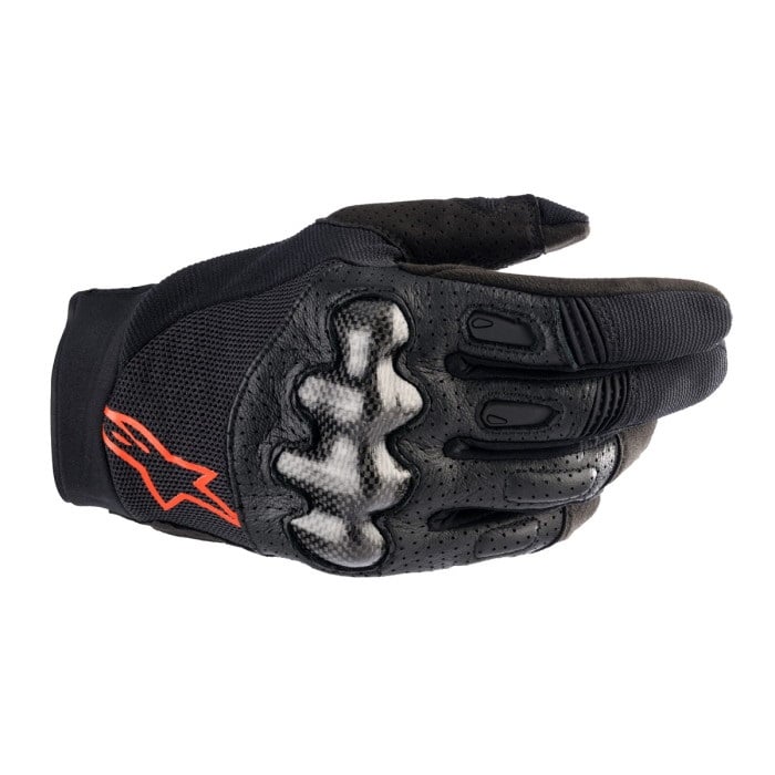 alpinestars アルパインスターズ メガワット グローブ ブラック/レッドフロー(2.0)