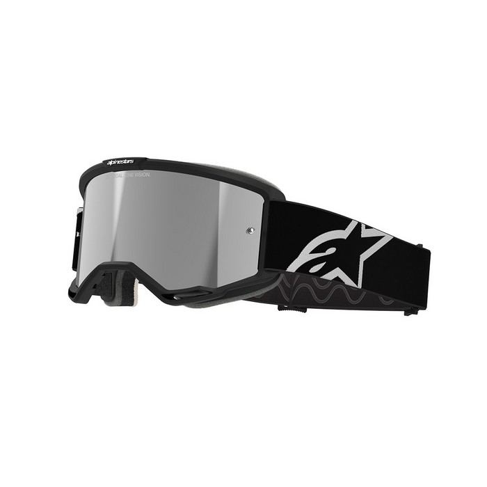 alpinestars アルパインスターズ ヴィジョン5ゴーグル コープ ブラック/シルバーミラーレンズ