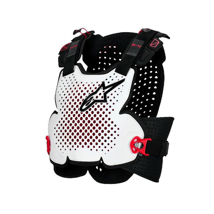 Rakuten - alpinestars アルパインスターズ A-4 プラズマ チェストプロテクター ブラック/レッド/ホワイト