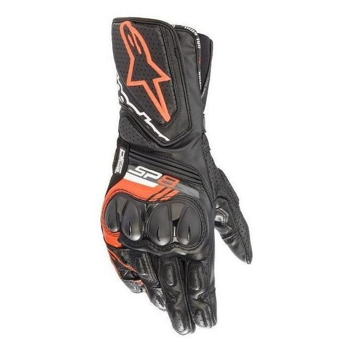 Rakuten - alpinestars アルパインスターズ SP-8 v3 LEATHER GLOVE レザーグローブ 1030 BLACK RED FLUO