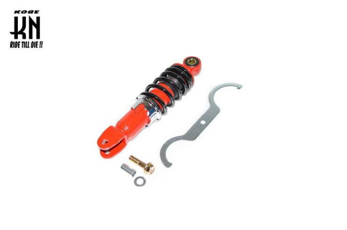 KN企画 汎用 ショックアブソーバー 【270mm】レッド/ブラック