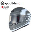 ZEALOT BladeRunner【ジーロット ブレードランナー】GRAPHIC EURO MATT GRAY マットグレー ヘルメット バイク オートバイ 用品 メンズ レディース 男性 女性 かっこいい おしゃれ メーカー ブランド 人気 おすすめ