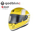 ZEALOT BladeRunner【ジーロット ブレードランナー】GRAPHIC EURO MATT YELLOW イエロー ヘルメット バイク オートバイ ...