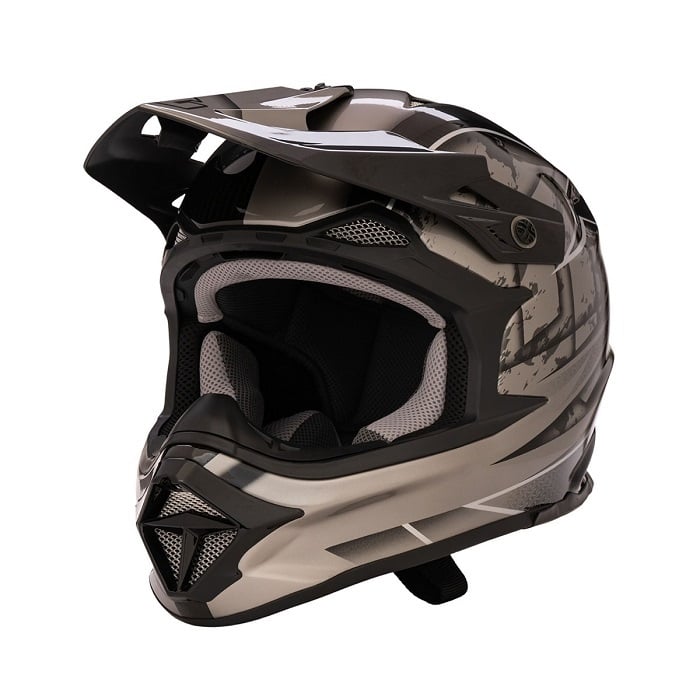 ZEALOT MadJumper2 CARBON HYBRID GRAPHIC GRAY METALLIC :ジーロット マッドジャンパー2 カーボンハイブリッド グレーメタリック ヘルメット バイク オートバイ 用品 メンズ レディース 男性 女性 かっこいい おしゃれ メーカー ブランド 人気 おすすめ