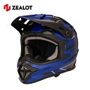 ZEALOT MadJumper2 GRAPHIC BLUE :ジーロット マッドジャンパー2 ブルー ヘルメット バイク オートバイ 用品 メンズ レディース 男性 女性 かっこいい おしゃれ メーカー ブランド 人気 おすすめ