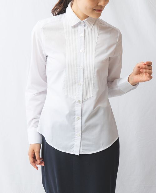 【期間限定70％OFF】《ピエゴリーネブザム切替え 長袖 シャツ 》レディース ファッション トップス ナラ カミーチェ ナラカミ NARACAMICIE アウトレット 送料無料のサムネイル