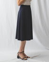 \週末P10倍/【30%OFF】《 サイドプリーツ スカート 》レディース ボトムス 人気商品 手洗い可 ブラック ブルー ネイビー ナラ カミーチェNARACAMICIE ナラカミ アウトレット 送料無料