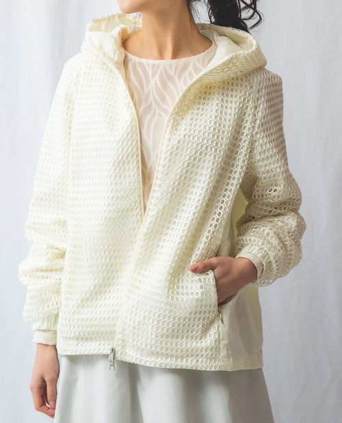 ★6/25限定！20%OFFクーポン★【40%OFF】《【Selected by N’s】LANDIメッシュ長袖ブルゾン 》【 ナラカミーチェ 公式】 レディース アウター パーカー ナラ カミーチェ アウトレット 送料無料