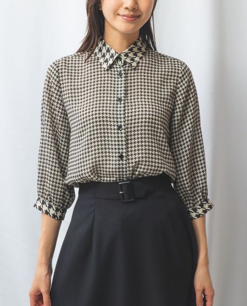 楽天市場】千鳥格子(シャツ・ブラウス|トップス):レディース 楽天市場】千鳥格子(シャツ・ブラウス|トップス):レディース