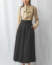 ◆2000円OFFクーポン配布中《サス付き フレアパンツ 》【 ナラカミーチェ 公式】 レディース ボトムス パンツ サスペンダー 取り外し可 スカート見え ナラ カミーチェ 送料無料