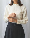 【50%OFF】《 フラワー ジャガード ボトルネック 長袖 ブラウス 》 レディース トップス 花柄 プルオーバー ナラ カミーチェ NARACAMICIE アウトレット 送料無料(4)
